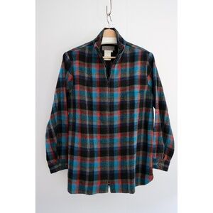 Yohji Yamamoto - AW02 Wool Flannel Dual-Zip Plaid Shirt Jacket